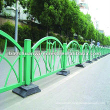 White competitive price on the road with the fence (supplier)